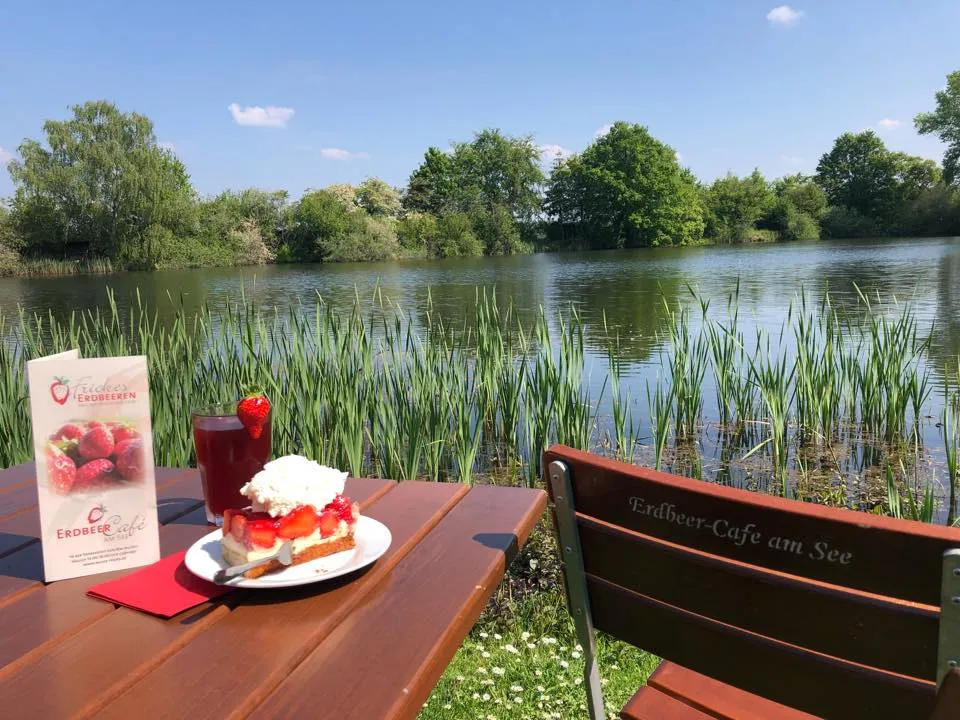 Erdbeer-Café am See